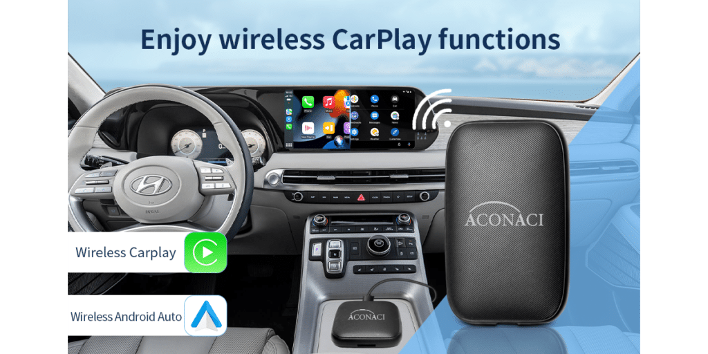 Magic Box Wireless Carplay & Android Auto,ACONACI Upgrade 3 in 1