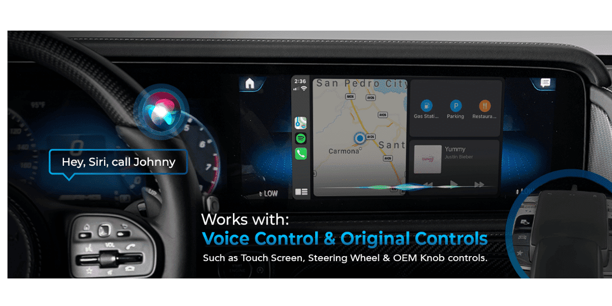 AutoSky Wireless CarPlay Adapter Newest and Fastest 5Ghz Plug and