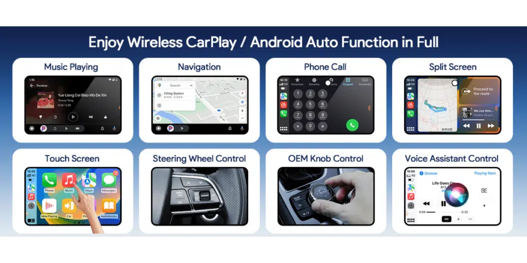 Revolutionizing Your Driving Experience: Carlinkit AI Box Android 13 Led  Wireless Android Auto & Apple CarPlay