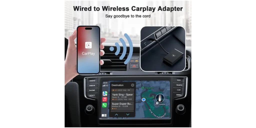  Wireless CarPlay - Wired CarPlay Convert Cars Wireless CarPlay，Wireless  CarPlay Adapter，Apple CarPlay Wireless Adapter，Plug & Play Fast and Easy  Use Fit for Cars from 2016 & iPhone iOS 10+ : Electronics