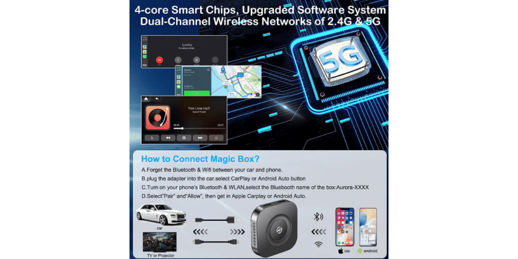 Does It Worth It A Reviews Of The Acywobi 3 In 1 Wireless Carplay Adapter 5 1
