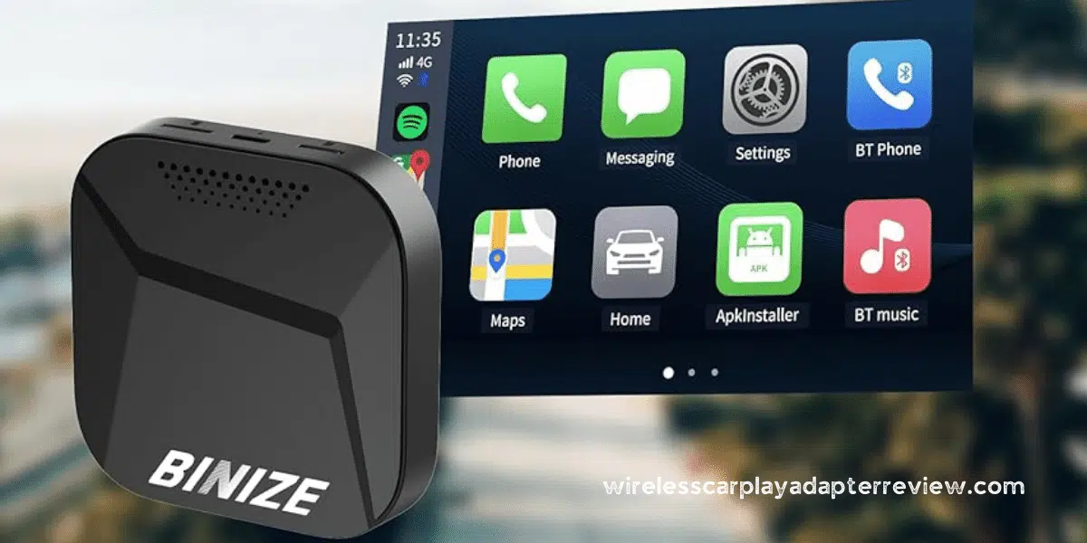 Binize CarPlay Ai Box Plus Wireless Apple CarPlay Wireless Android
