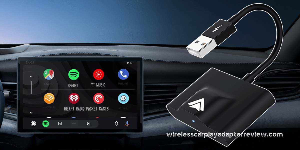 Carplay Wireless Adapter, CarPlay Dongle for Factory Wired CarPlay Cars,  2023 Upgrade Plug & Play Wired Convert Wireless CarPlay, Fast and Easy Use  Fit for Cars from 2015 & iPhone iOS 10+ 