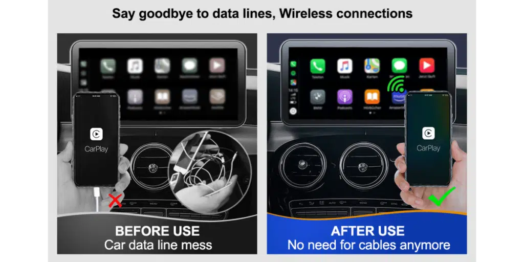 Fast Wireless Apple CarPlay Dongle  TNVTEC Wireless Adapter Review 