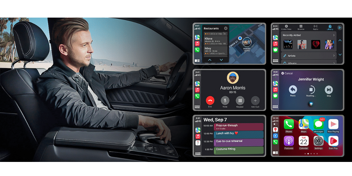 Wireless CarPlay Adapter for iPhone,2024 Wired to Wireless CarPlay