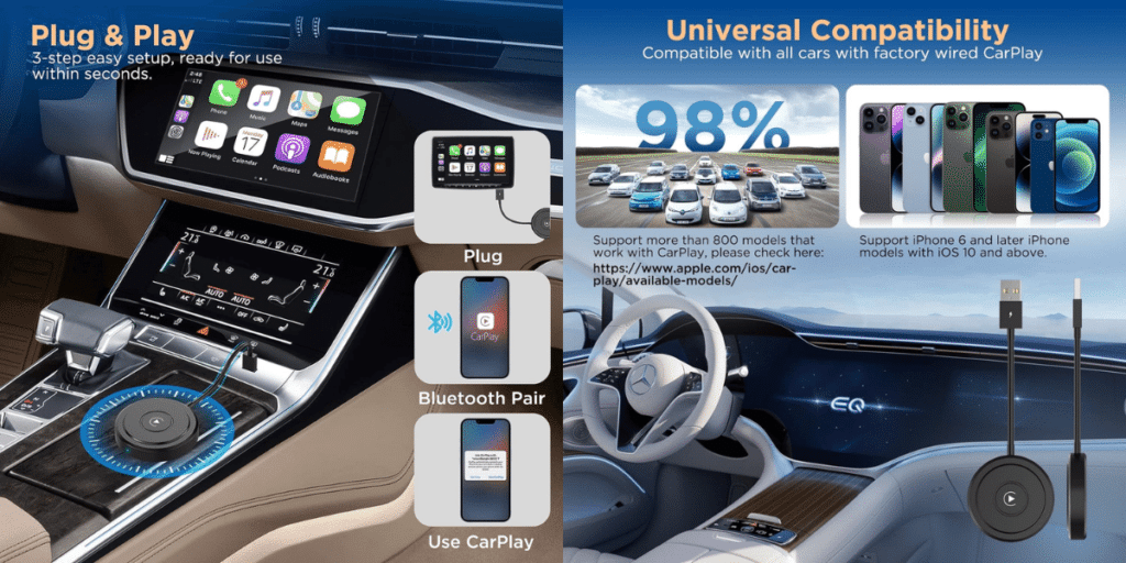 Reviewing The Top Wireless Carplay Adapters For Youtube