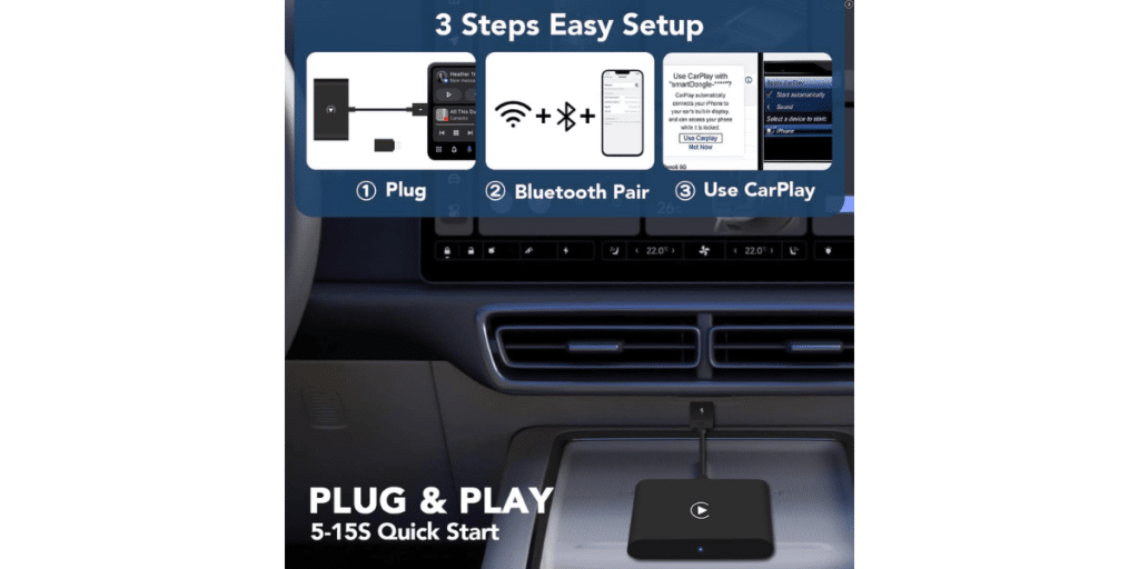 Say Goodbye To Cables An Unbiased Review Of The Cpgcer Wireless Carplay Adapter 7