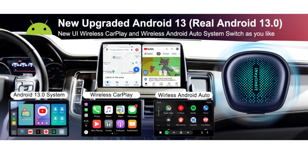 Stay Connected On The Road With The Iheylinkit Carplay Ai Box Android 13.0 2