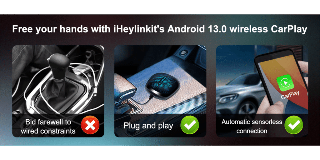Stay Connected On The Road With The Iheylinkit Carplay Ai Box Android 13.0 4