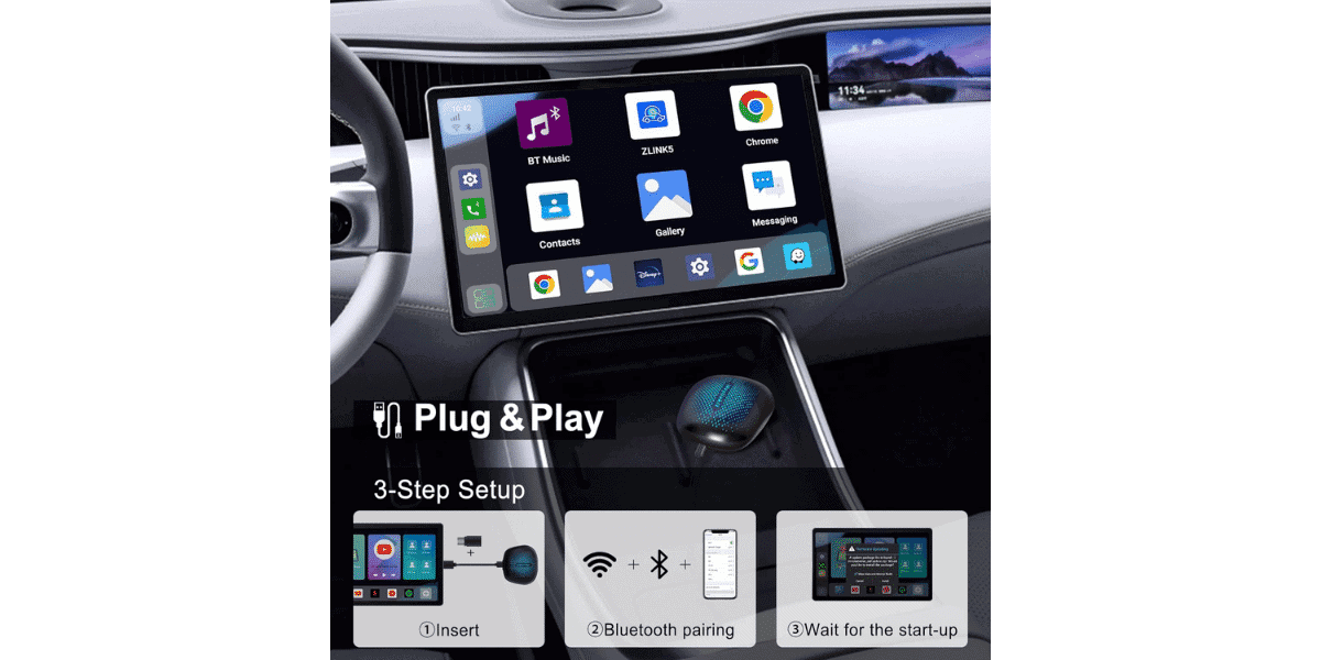 Iheylinkit Carplay Mini Android 11 System Ai Boxsupport Wireless Apple