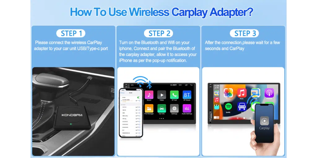Stay Connected On The Road With The Best Kondbam Carplay Adapters 6