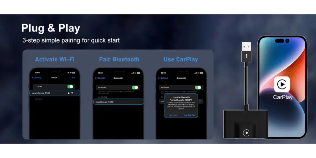 The Best Pair Wireless Carplay Adapter For Your Car 5