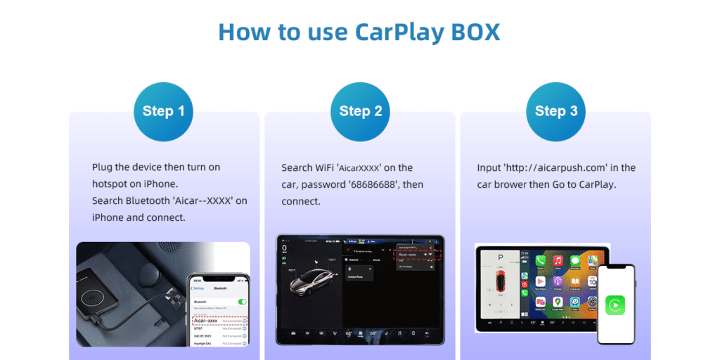 The Future Of In Car Connectivity Wireless Carplay Adapters For Tesla 5