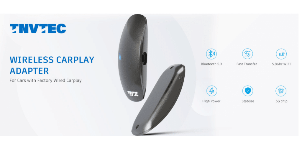 The Future Of In Car Entertainment Wireless Carplay Adapter And Charger 3