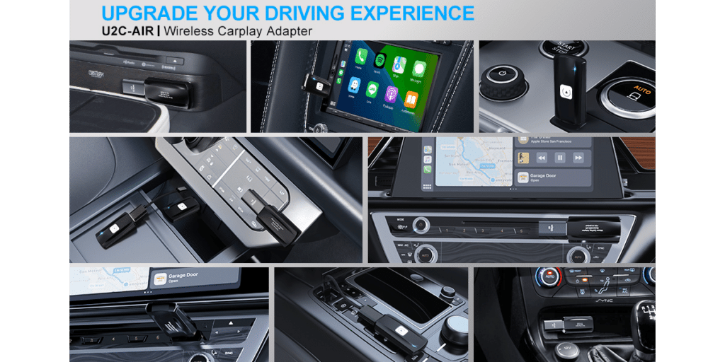 The Future Of In Car Entertainment Wireless Carplay Adapter And Charger 4