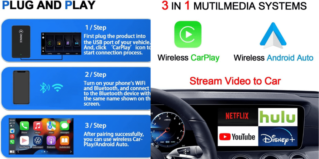 The Top Wireless Iphone Carplay Adapters For Onince Which One Is Right For You 1
