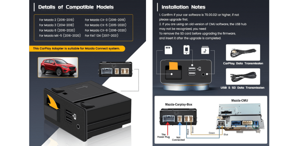 Top Wireless Carplay Adapters For Mazda Cx 5 4