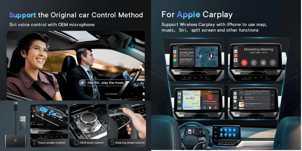 Top Wireless Carplay Adapters For Mitsubishi Outlander Owners 2