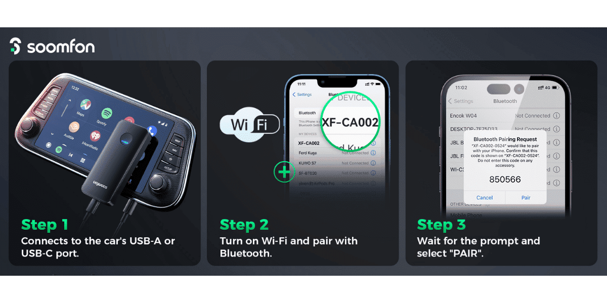 Top Wireless Carplay Adapters For Mitsubishi Outlander Owners