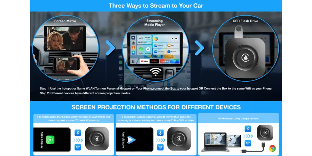 Top Wireless Carplay Adapters For Subaru Owners 3