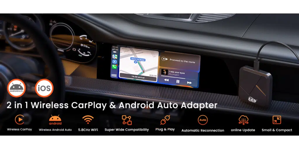 MMB Wired to Wireless Apple CarPlay Android Auto USB Adapter Dongle –  CarProKit Offical Store