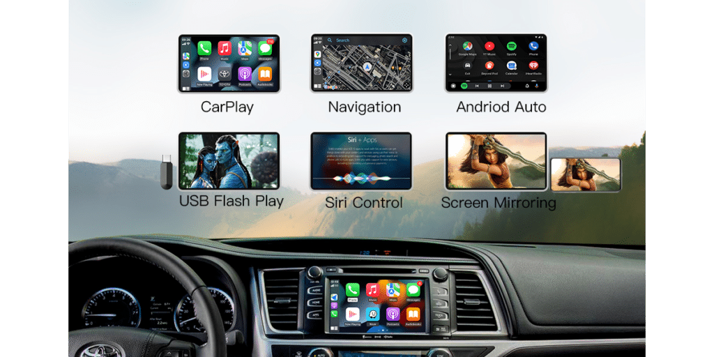 Upgrade Your Toyota RAV4 With Wireless Apple Carplay Using An Adapter ...