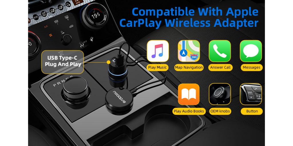 Brdoogu Wireless Carplay Adapter 5