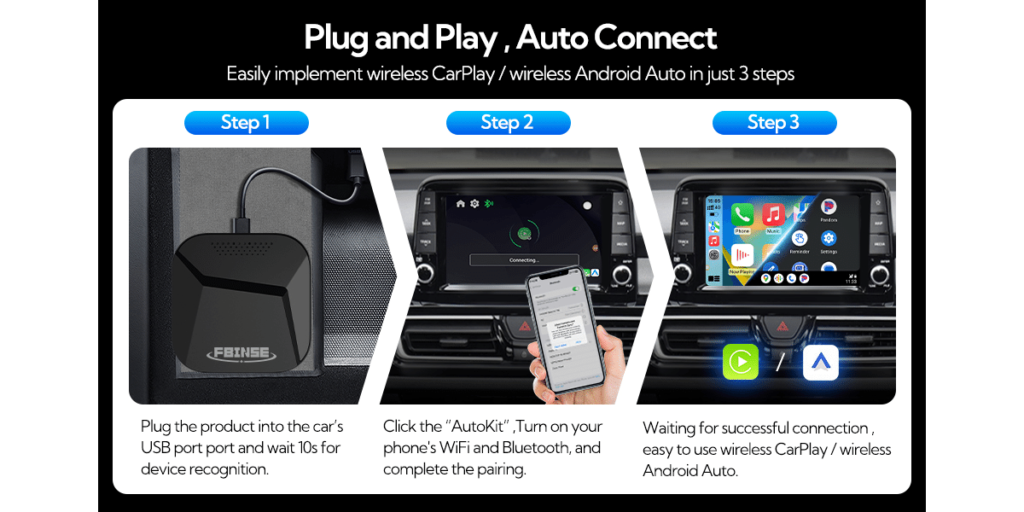 Fbinse Wireless Carplay Adapter 5
