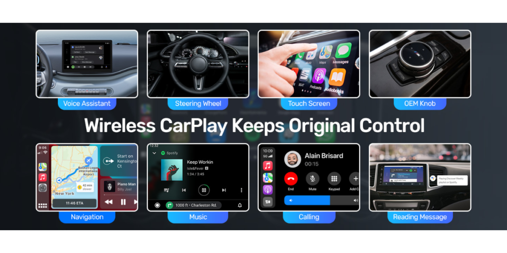 Unitek 2 In 1 Wireless Carplay Wireless Carplay Adapter 3
