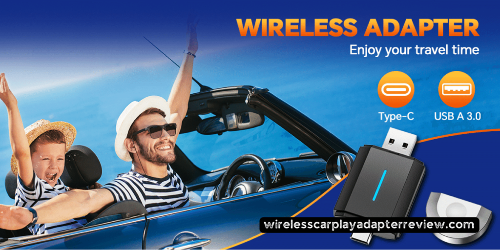 2024 Upgrade 2 in 1 Wireless CarPlay Adapter Android Auto Wireless ...