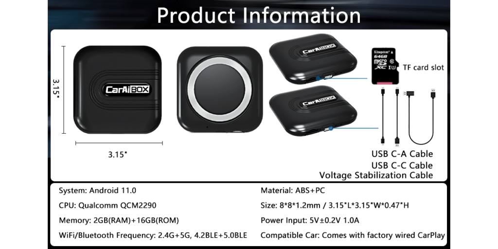 Bruynic Wireless Carplay Adapter For Iphone 6