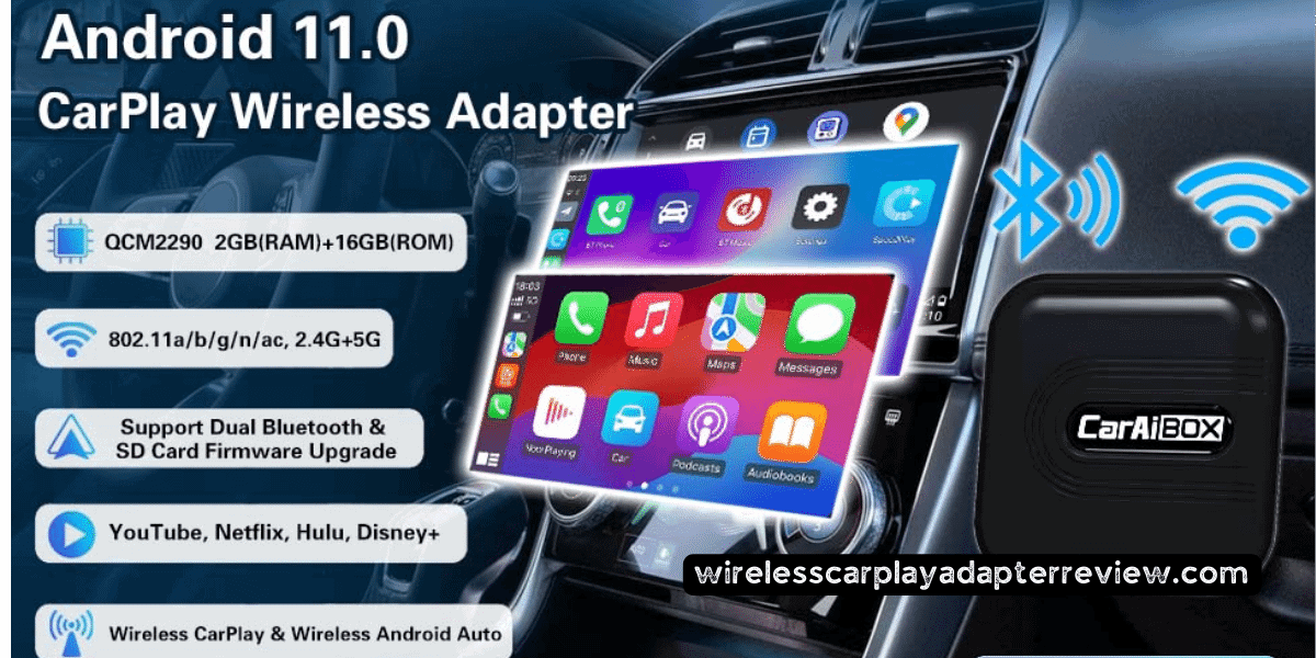 Bruynic Wireless Carplay Adapter With a Built-in YouTube/Netflix/Disney+ Is Seriously Cool! MUST BUY!