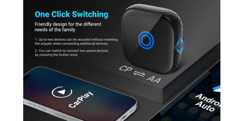 Dreryrit Wireless Carplay Adapter For Iphone 3