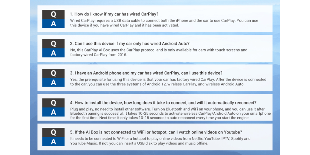 Tcczuil Wireless Carplay Adapter 6