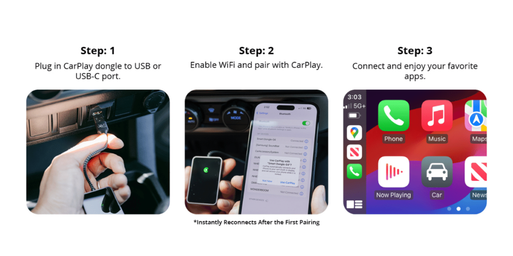 Javie Manna Wireless Carplay Adapter 2