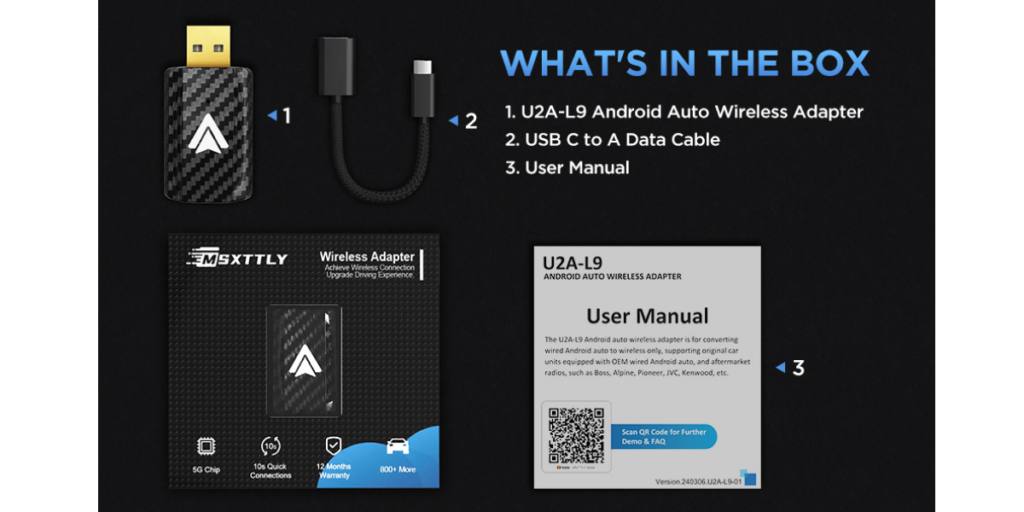 Msxttly Wireless Carplay Adapter For Iphone (5)