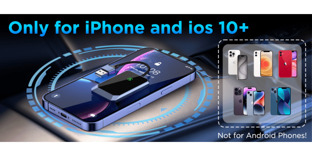 Terunsoul Wireless Carplay Adapter For Iphone 4