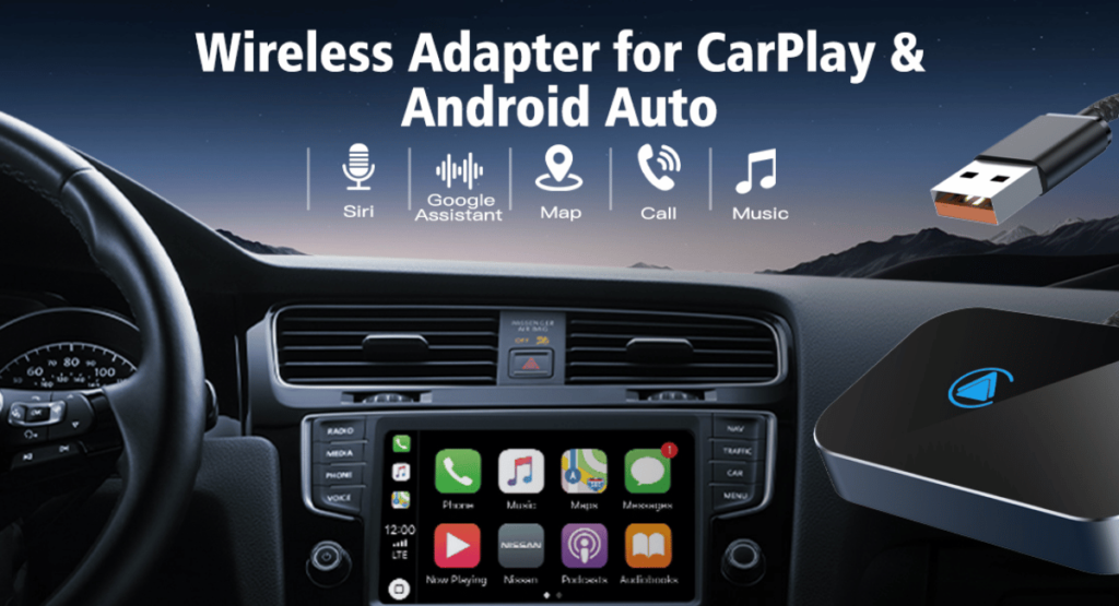 AXIDI 2-IN-1 wireless carplay adapter