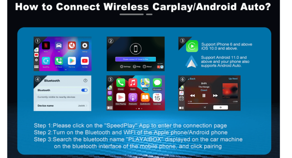 UPOSBOS wireless carplay adapter