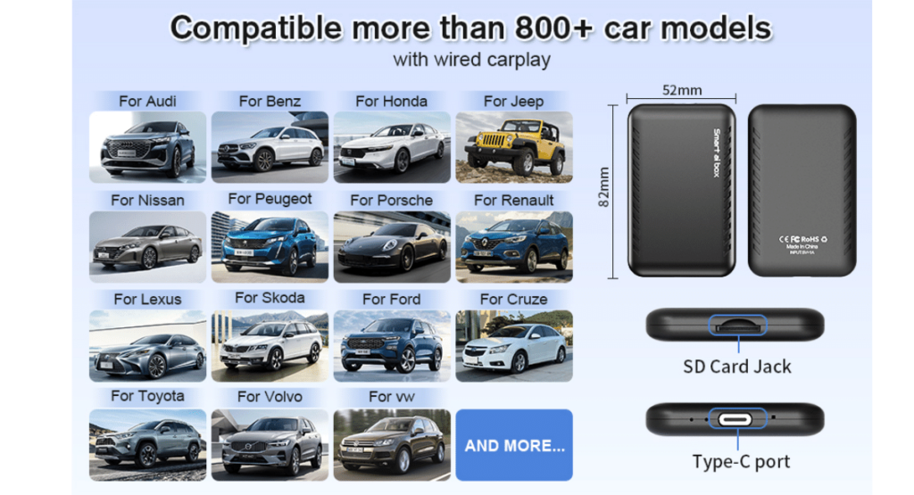 LLYYEE wireless carplay adapter