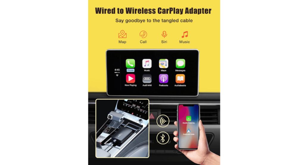 Kaming wireless carplay adapter