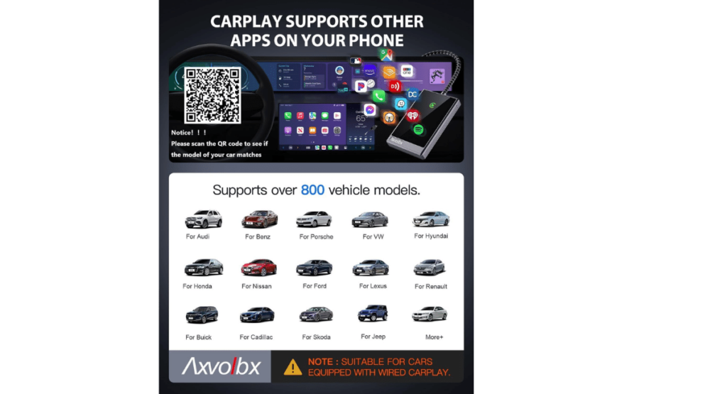 AXVOIBX Wireless carplay adapter