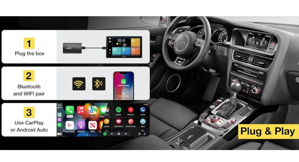 Kaming wireless carplay adapter