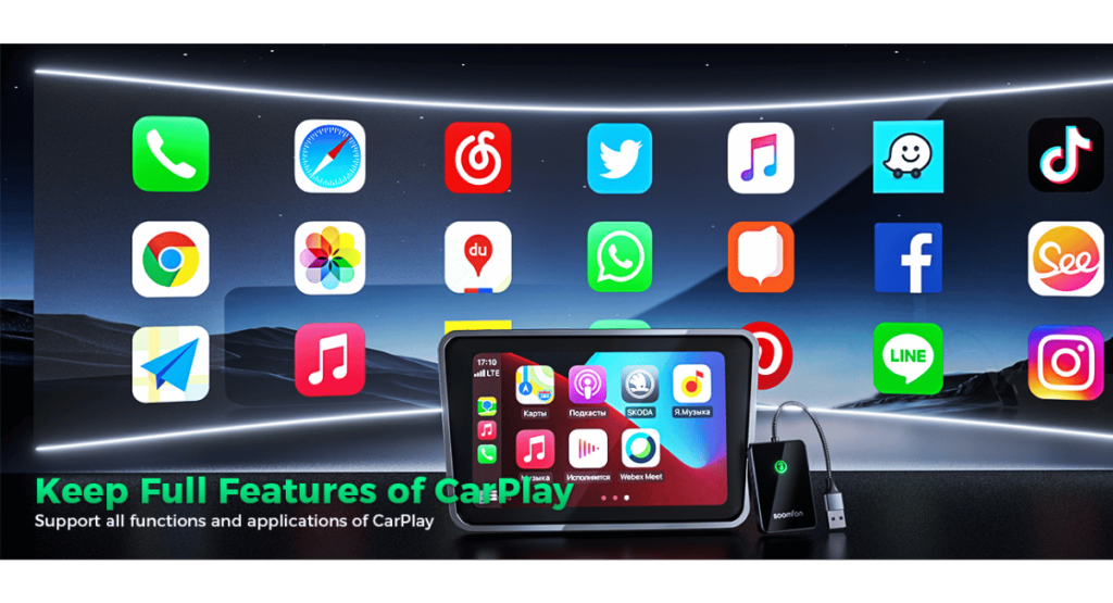 SOOMFON wireless carplay adapter