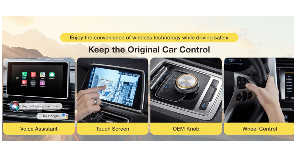 Kaming wireless carplay adapter