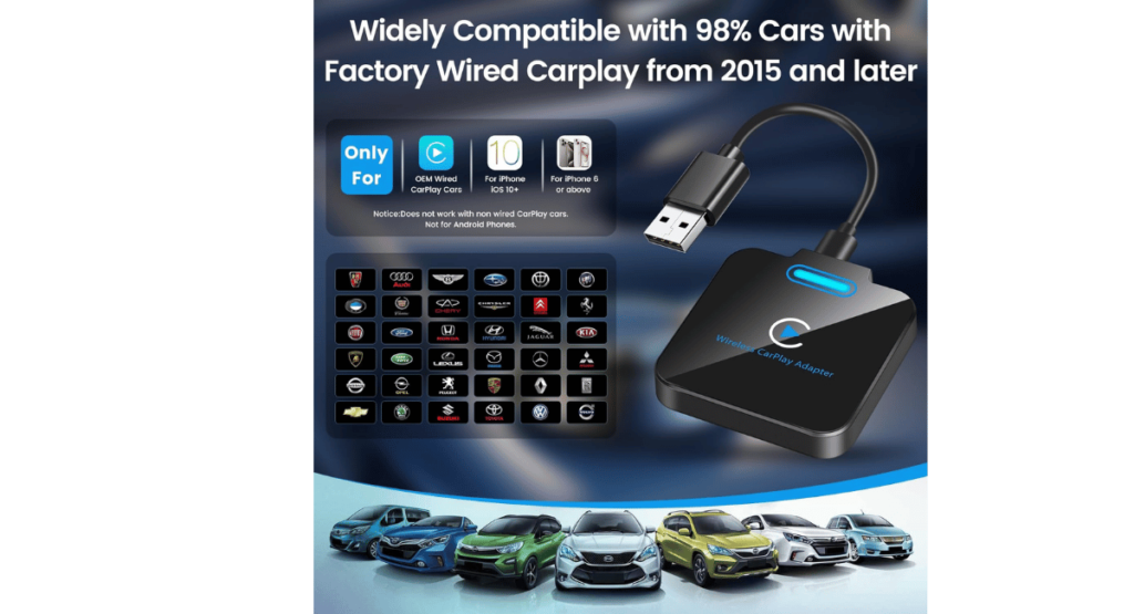 YOOKESEN wireless carplay adapter