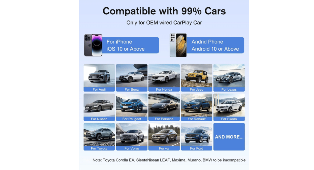 LLYYEE wireless carplay adapter