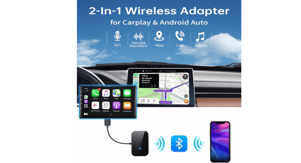 AXIDI 2-IN-1 wireless carplay adapter