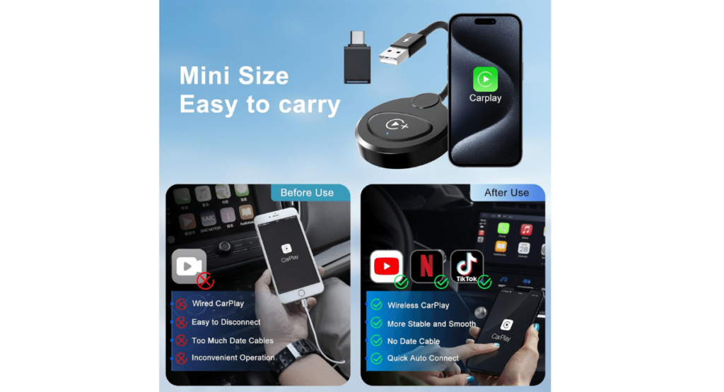 Hoibon wireless carplay adapter