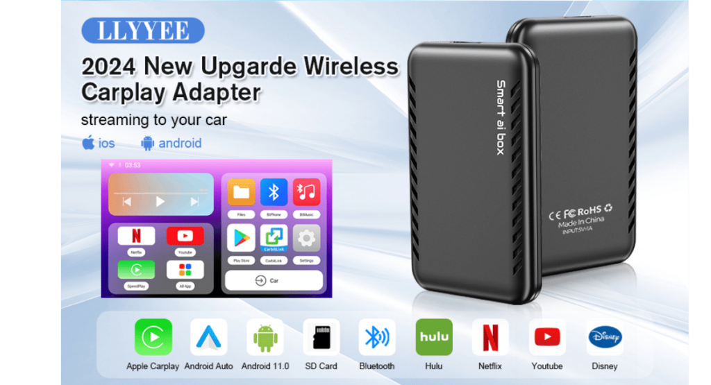 LLYYEE wireless carplay adapter
